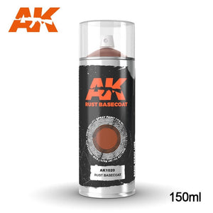 AK Interactive AK1020 RUST BASECOAT SPRAY 150ml