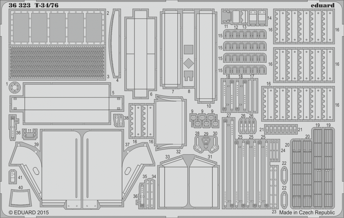 Eduard 36323 T-34/76 ICM 1/35