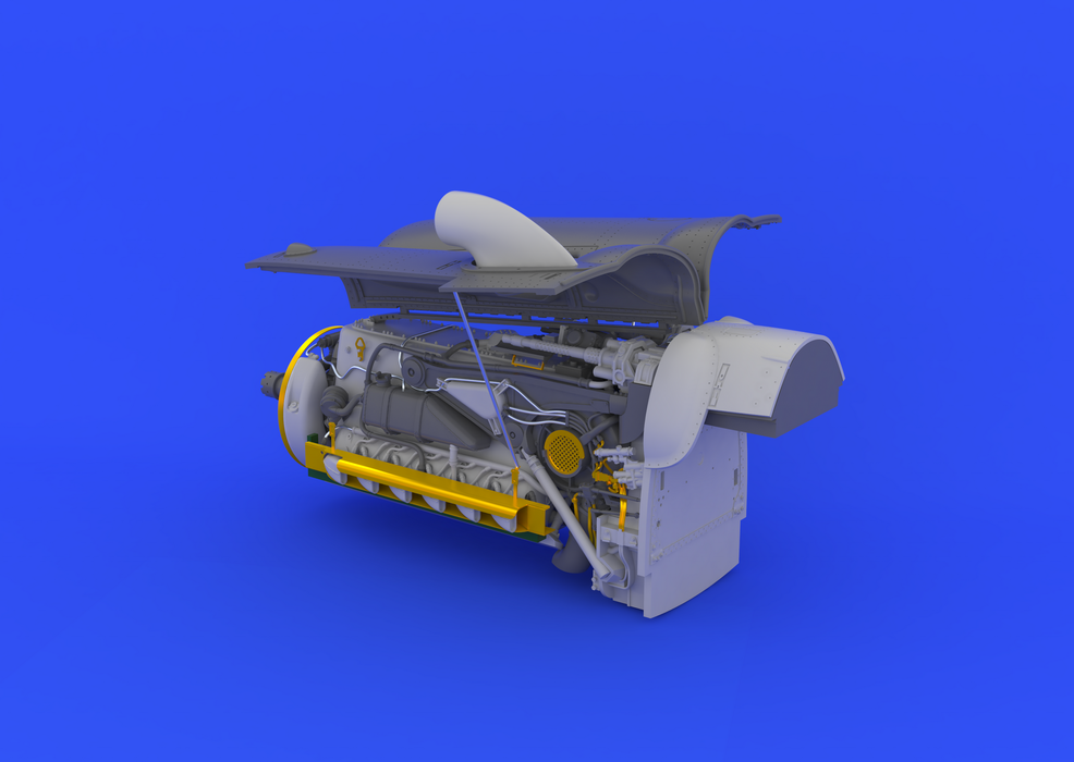 Eduard 632025 Bf 109G-6 engine 1/32 (Revel) – immagine 3