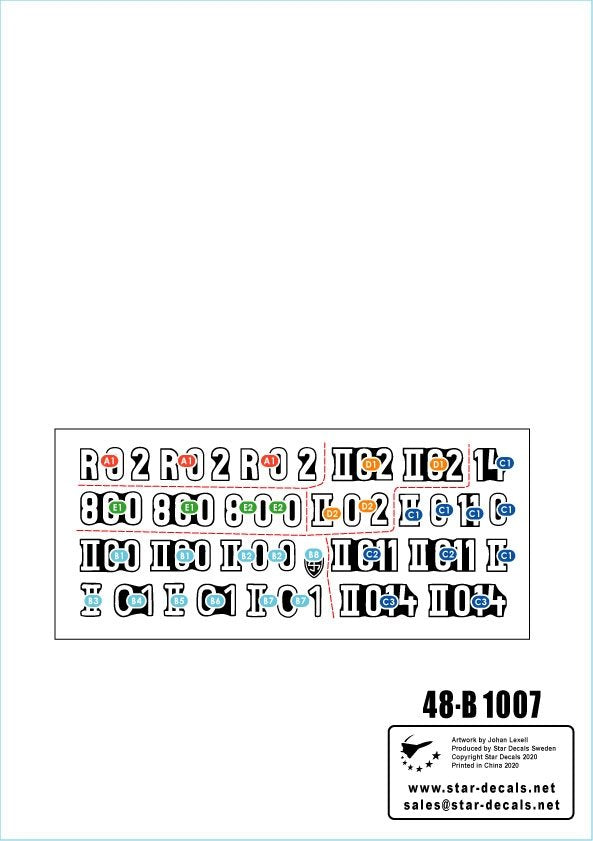 Star Decals 48-B1007 Wiking #2. Panthers of SS-Panzer Reg. 5 Wiking 1/48 – Bild 2