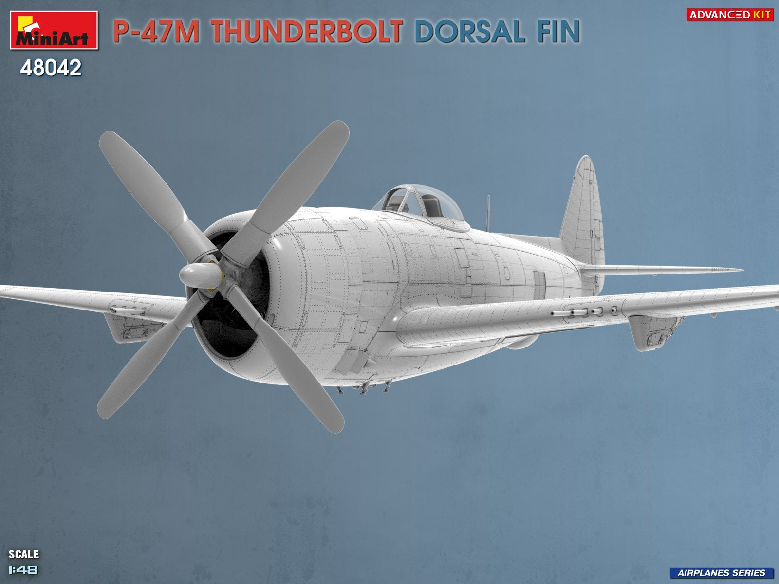 MiniArt 48042 P-47M Thunderbolt Dorsal Fin Advanced Kit 1/48 – immagine 11