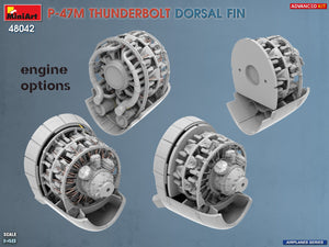 MiniArt 48042 P-47M Thunderbolt Dorsal Fin Advanced Kit 1/48 – immagine 9