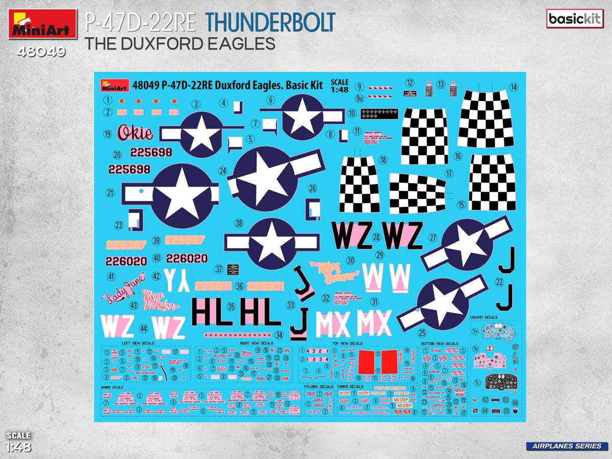 MinArt 48049 P-47D-22RE THUNDERBOLT. THE DUXFORD EAGLES. BASIC KIT 1/48 – Bild 6