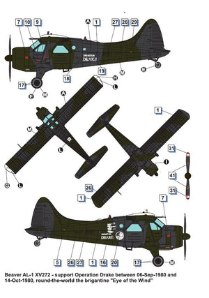Dora Wings 48062 Beaver AL.1 (DHC-2) Army Liaison Aircraft 1/48 – immagine 4