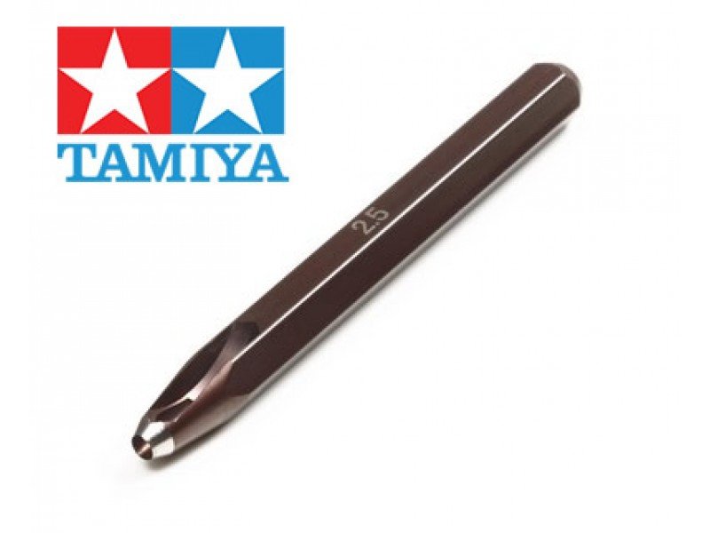 Tamiya 69902 Wybijak otworów (Modeler&amp;#39;s Punch Bit) - 2,5mm