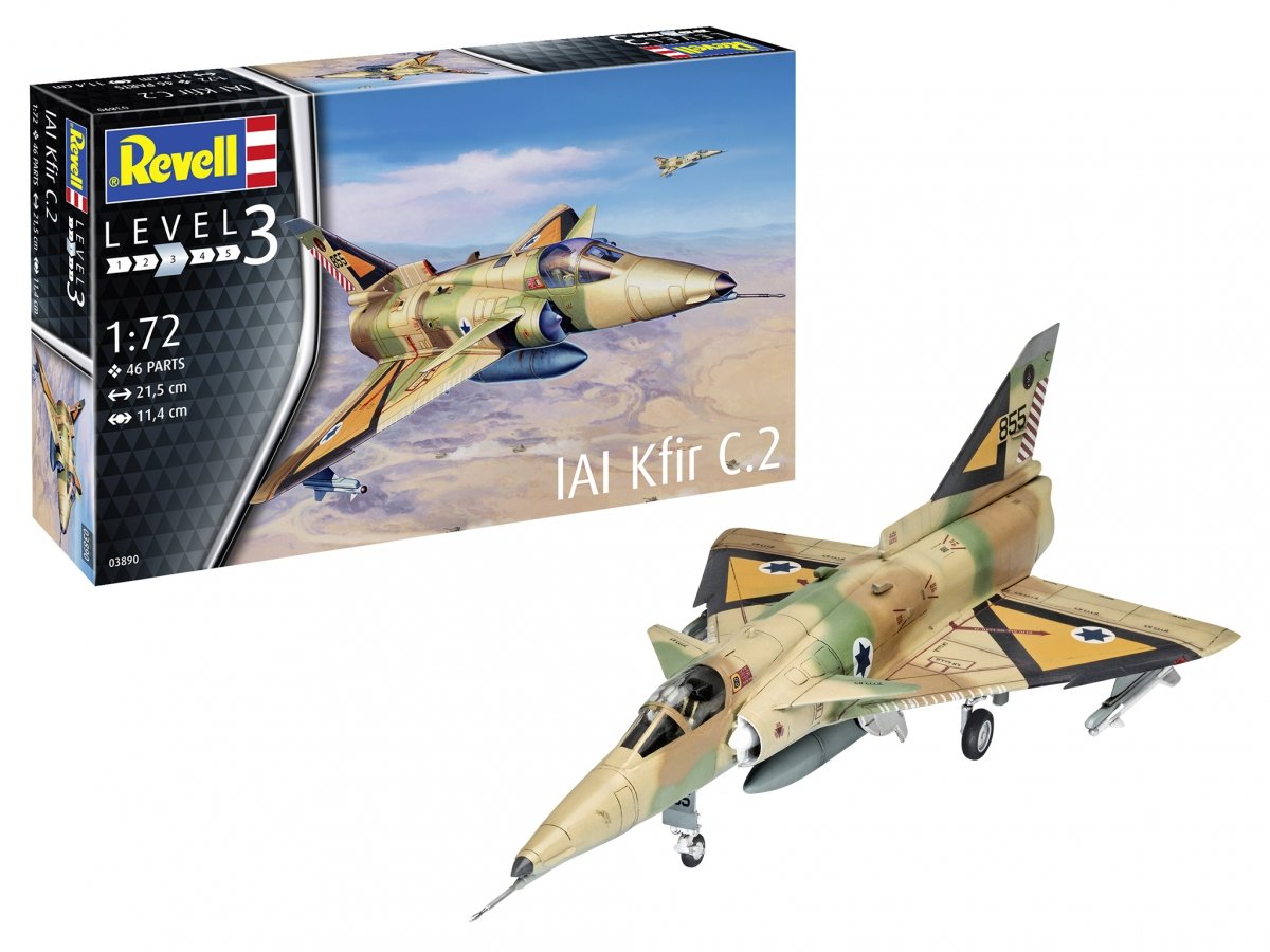 Revell 03890 Kfir C-2 1/72 – immagine 2
