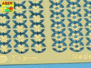 Aber R-40 Hexagonal bolts and nuts 1.5mm useful for (1/16) – image 3