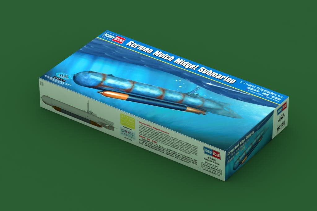 Hobby Boss 80170 Sous-marin de poche allemand Molch 1/35 – image 2