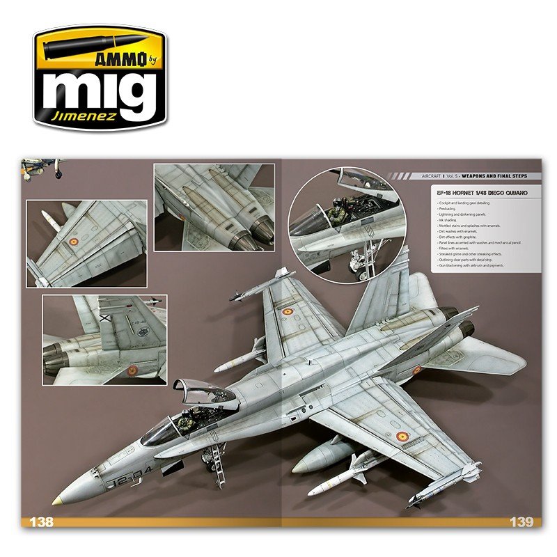 AMMO of Mig Jimenez 6054 ENCYCLOPEDIA OF AIRCRAFT MODELLING TECHNIQUES VOL.5: FINAL STEPS (English) – immagine 6