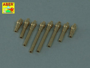 Aber A72 005 Set of 8 turned cal .50 (12,7mm) U.S. Browning M2 barrels for P-47 Thunderbolt 1/72 – immagine 3