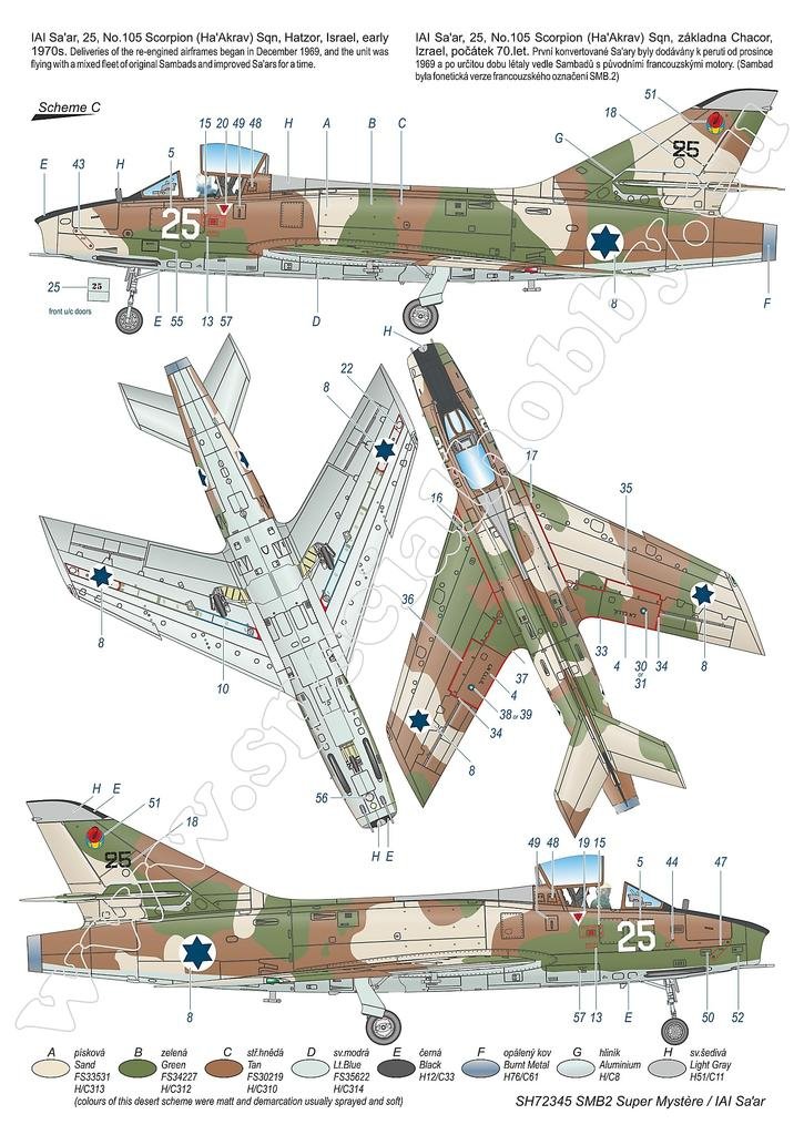 Special Hobby 72345 SMB-2 Super Mystère &amp;#39;Sa’ar – Israeli Storm in the Sky&amp;#39; 1/72 – zdjęcie 5