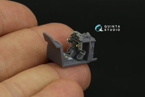 Intérieur imprimé en 3D et coloré sur papier décalcomanie Quinta Studio QD72009 Bf 109E (Special Hobby) 1/72 – image 9