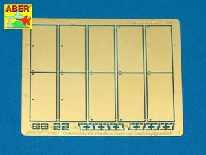 Aber 72A03 Side skirts for Panther Ausf.G/F and Jagdpanther 1/72