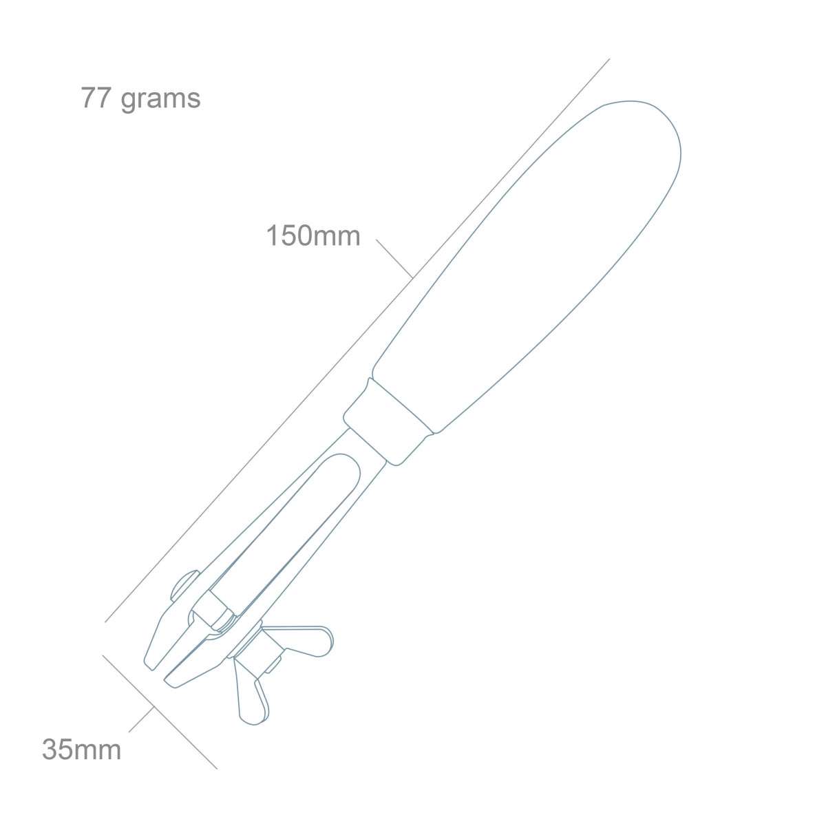 Modelcraft PPV0004 Wing Nut Hand Vice (12.5mm) – imagen 2