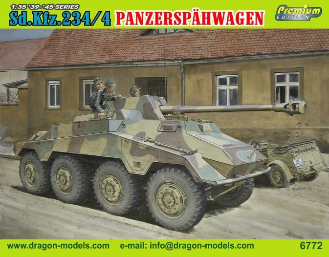 Dragon 6772 Sd.Kfz.234/4 Panzerspahwagen (Premium Edition) 1/35