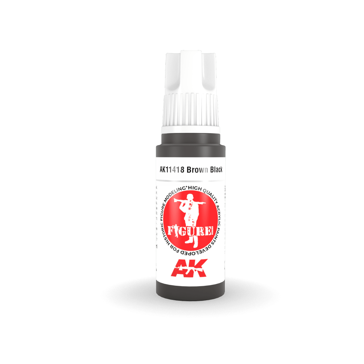 AK Interactive AK11418 Brown Black 17ml – imagen 2