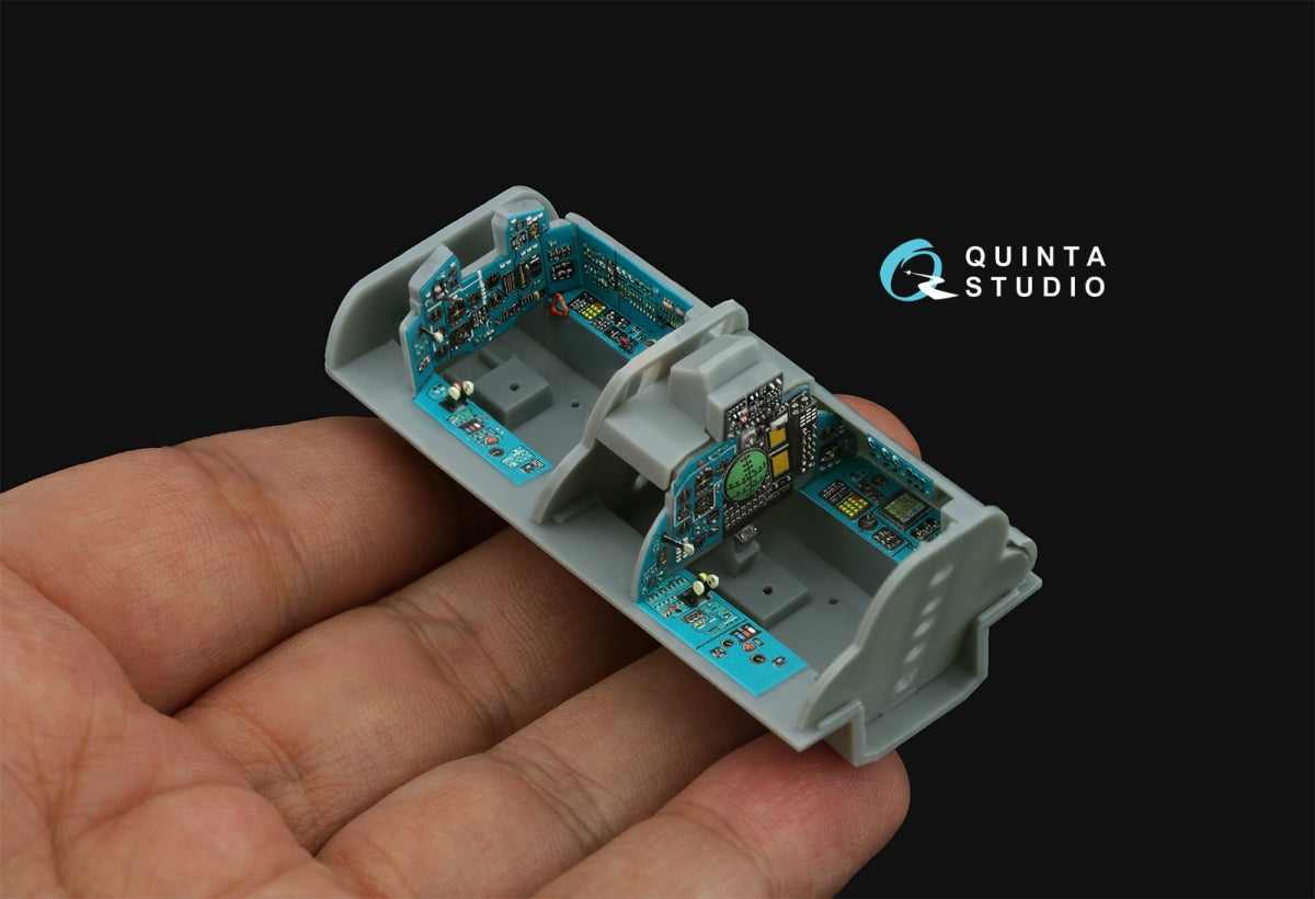 Quinta Studio QDS-48504 MiG-31B 3D-Printed &amp;amp; coloured Interior on decal paper (Hobby Boss) (Small version) 1/48 – immagine 7