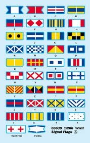Trumpeter 06630 WWII Signal Flags 1/200 – zdjęcie 2