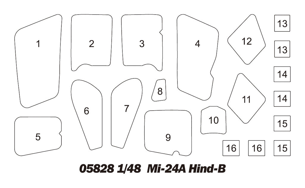 Trumpeter 05828 Mi-24A Hind-B 1/48 – immagine 6