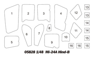 Trumpeter 05828 Mi-24A Hind-B 1/48 – immagine 6