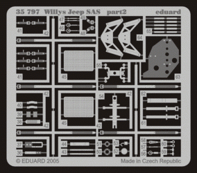 Eduard 35797 Willys Jeep SAS 1/35 Tamiya