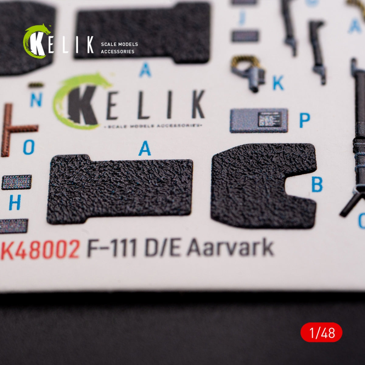 KELIK K48002 F-111 A/E Aardvark interior 3D decals for HobbyBoss kit 1/48 – imagen 4