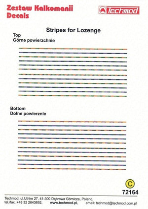 Bandes Techmod 72164 pour Lozenge 1/72