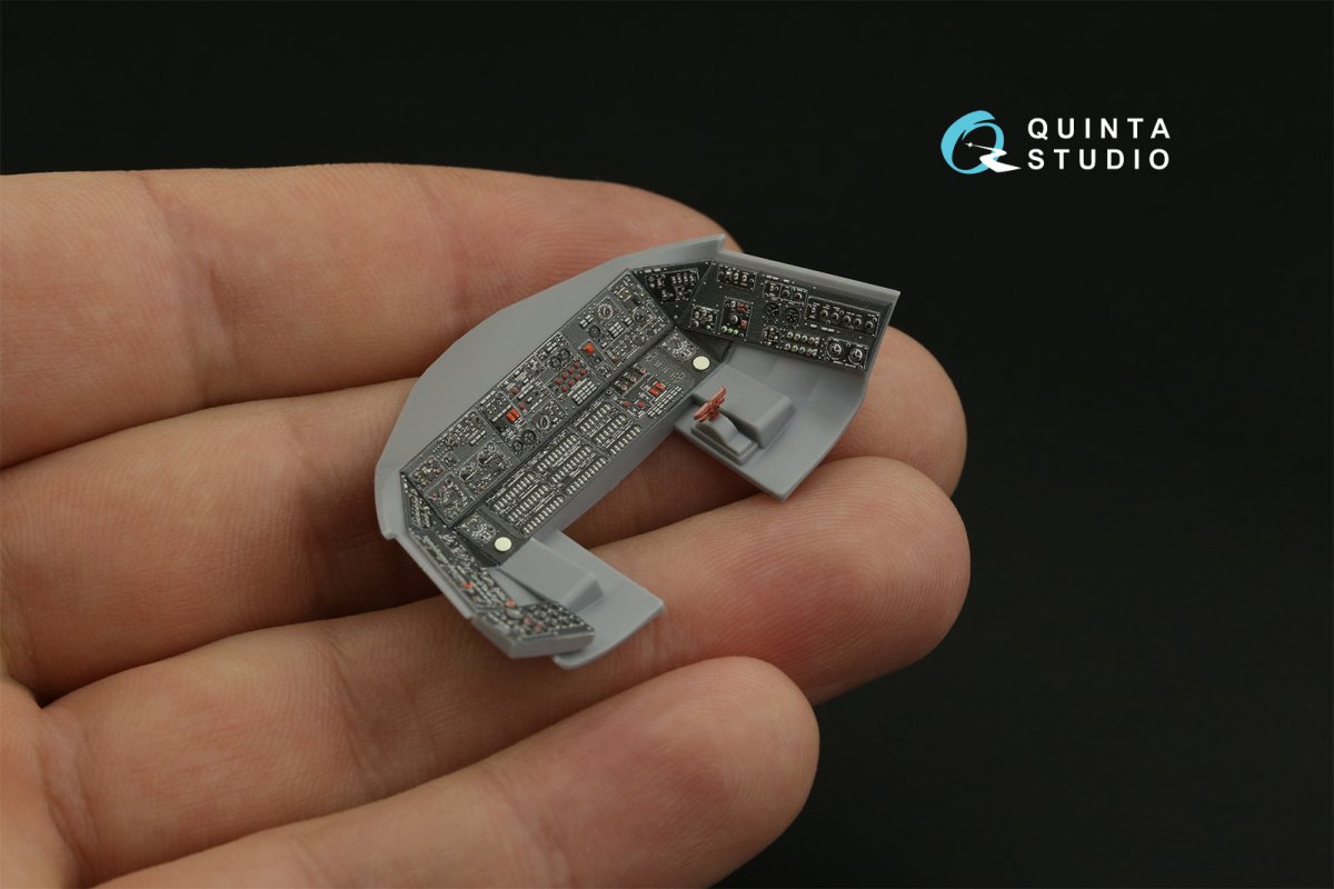 Quinta Studio QDS-48354 Mi-17 (Mi-8MT Export version) 3D-Printed &amp;amp; coloured Interior on decal paper (Zvezda) (Small version) 1/48 – zdjęcie 9