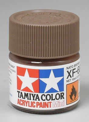 Tamiya XF68 NATO Brown (81768) Acrylic paint 10ml – immagine 2