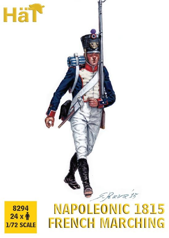Hat 8294 Napoleonic 1815 French Line Infantry Marching 1/72