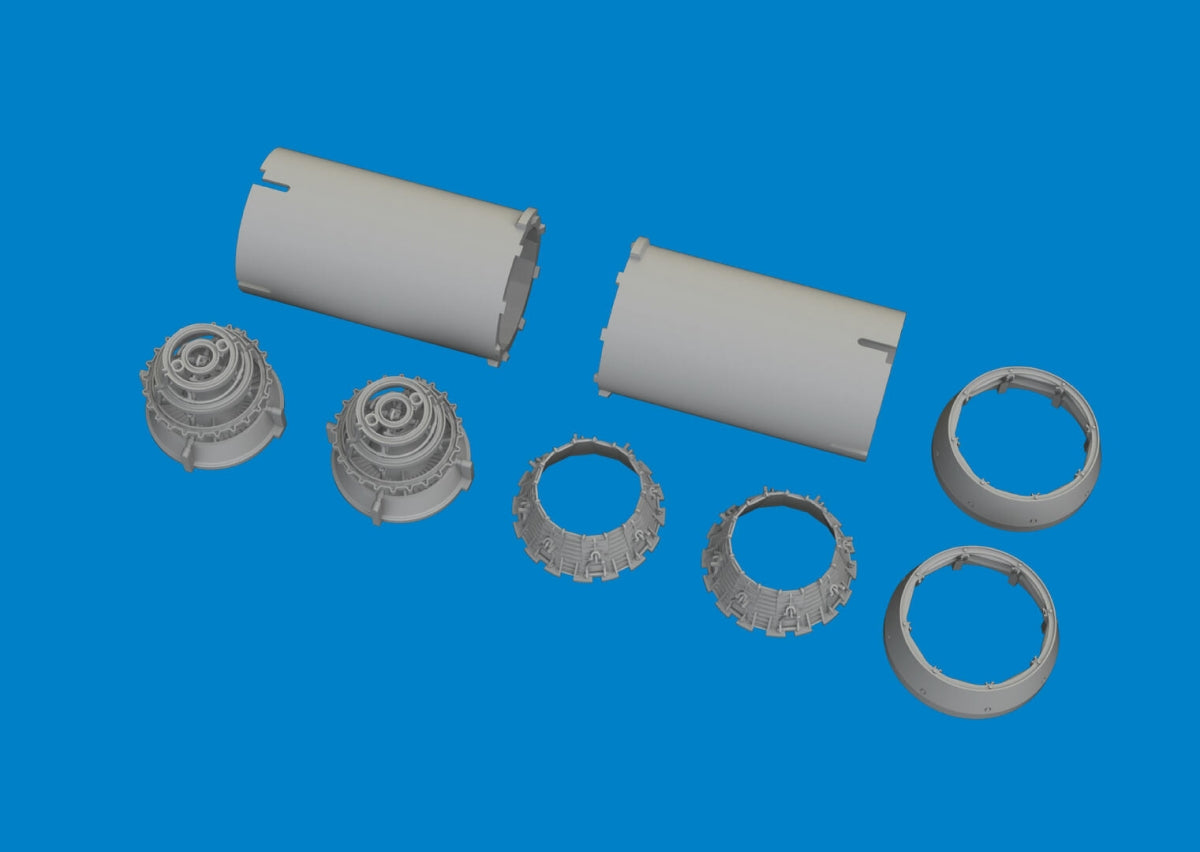 Eduard 6481141 Jaguar GR.1 exhaust nozzles PRINT AIRFIX 1/48