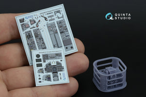 Quinta Studio QDS+48519 Tornado ECR 3D-Printed coloured Interior on decal paper (Italeri) (small version) (with 3D-printed resin parts) 1/48 – zdjęcie 2