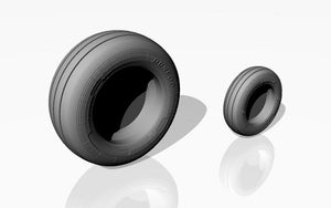 Armory Models AW48501a Panavia Tornado wheels, w/ tyres type “a” (DL) 1/48 – immagine 3