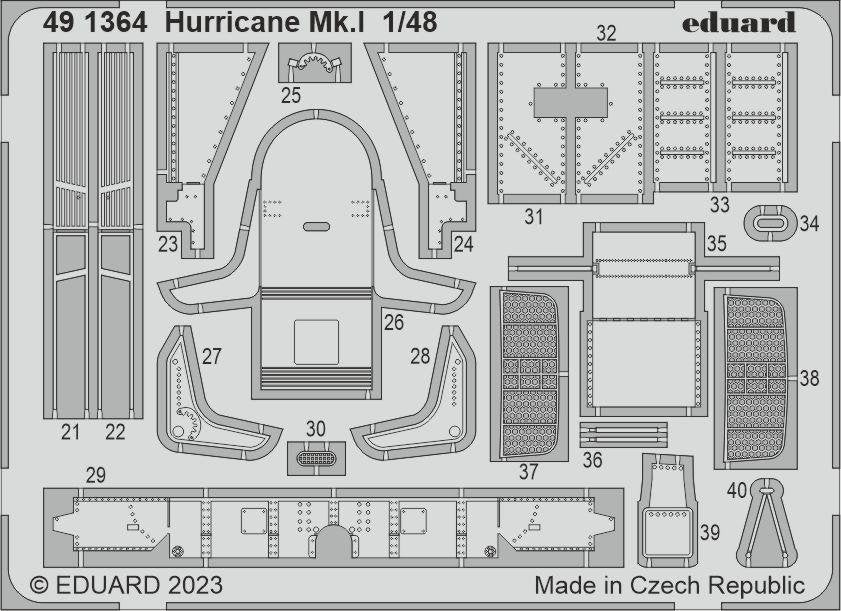 Eduard 491364 Hurricane Mk. I HOBBY BOSS 1/48 – Bild 2
