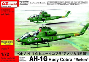 AZmodel AZ7449 Bell AH-1G Early Huey Cobra Marines 1/72
