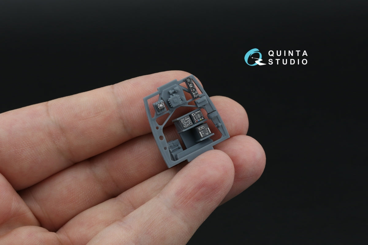Quinta Studio QD+48618 Fairey Barracuda Observer Station 3D-Printed &amp; coloured Interior on decal paper (Trumpeter) (with 3D-printed resin parts) 1/48