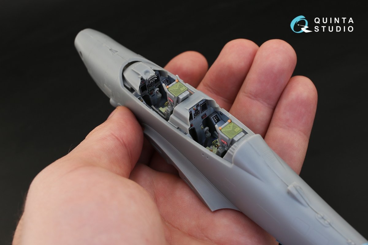 Quinta Studio QD48101 EMB-314 Super Tucano 3D-Printed &amp;amp; coloured Interior on decal paper (for HobbyBoss kit) 1/48 – imagen 12