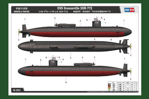 Hobby Boss 83531 USS Greeneville SSN-772 1/350 – zdjęcie 4