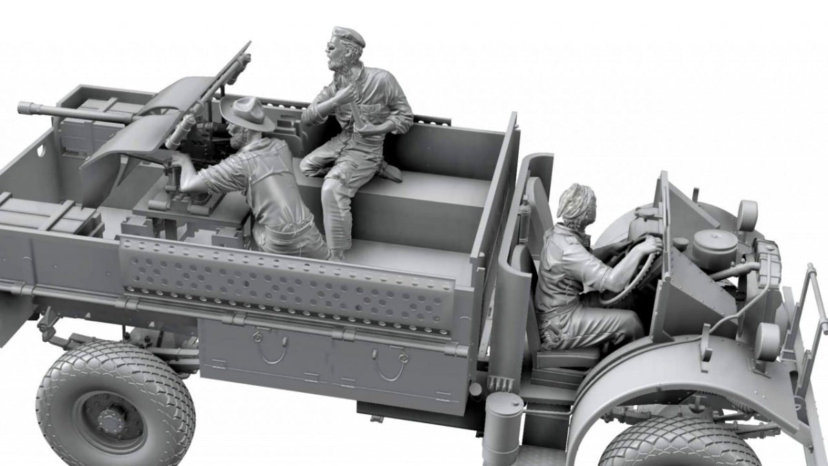 Thunder Model 35312 LRDG CMP F30 Truck w/ Ordnance 37 mm MKI Bofors Gun - Limited Bonus Edition 1/35 – Bild 13