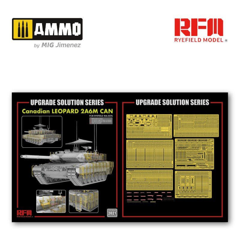 Rye Field Model 2021 Upgrade set for 5076 Canadian Leopard 2A6M CAN 1/35 – Bild 2