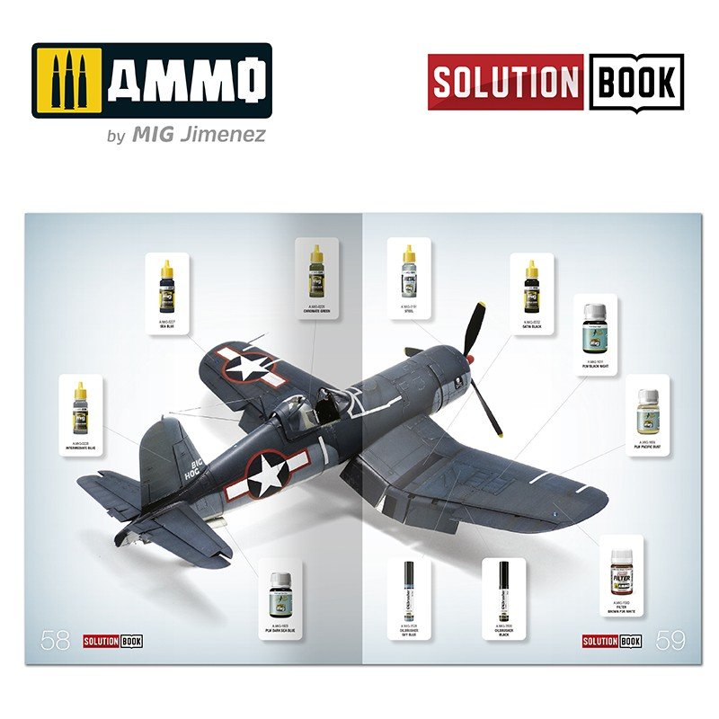 Ammo of Mig 6523 How to Paint WWII US Navy Late Aircraft SOLUTION BOOK – immagine 6