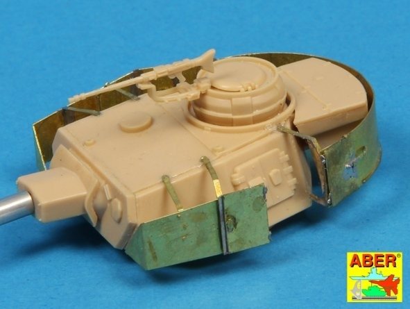 Aber 72A06 Osłony wieży do PzKpfw IV / Turret skirts for PzKpfw IV 1/72 – immagine 2