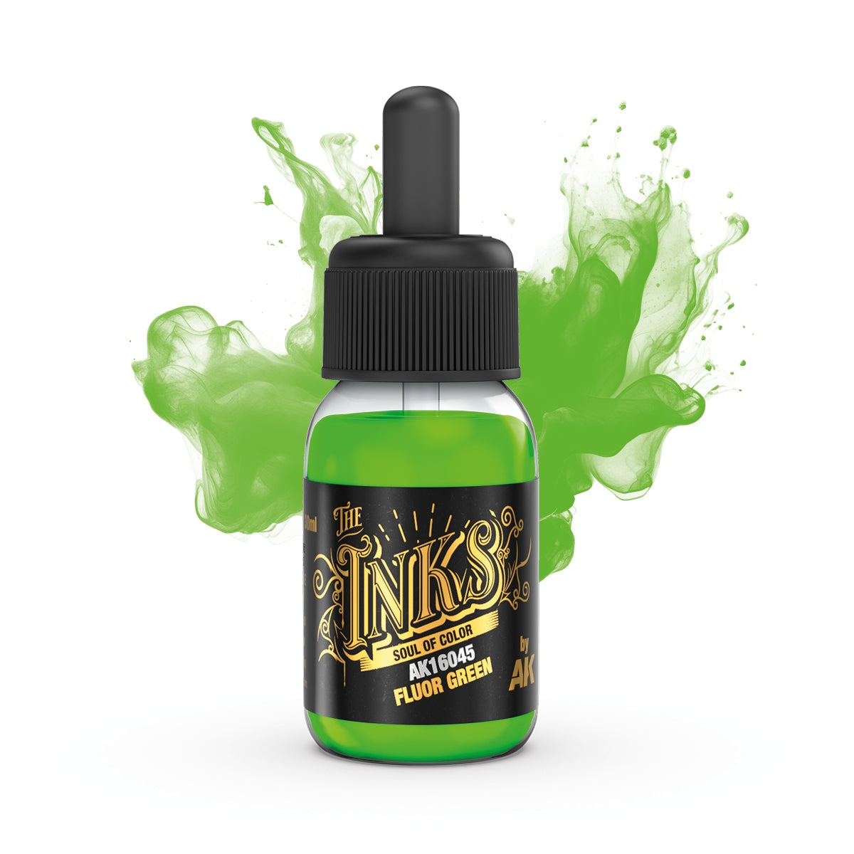 AK Interactive AK16045 FLUOR GREEN – INK 30ml