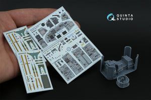 Quinta Studio QD+32231 Tornado ECR German 3D-Printed &amp;amp; coloured Interior on decal paper (Italeri) (with 3D-printed resin parts) 1/32 – Bild 2