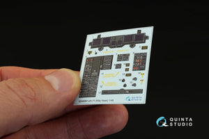 Intérieur imprimé en 3D et coloré sur papier décalcomanie Quinta Studio QD48091 UH-1Y Venom (pour maquette Kitty Hawk) 1/48 – image 5