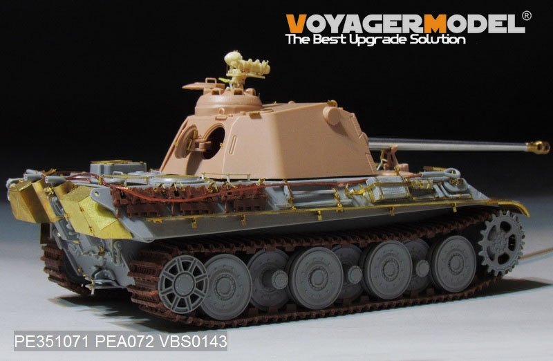 Voyager Model PE351071 WWII German Panther II Prototype Design Plan basic for Amusing Hobby 1/35 – Bild 5