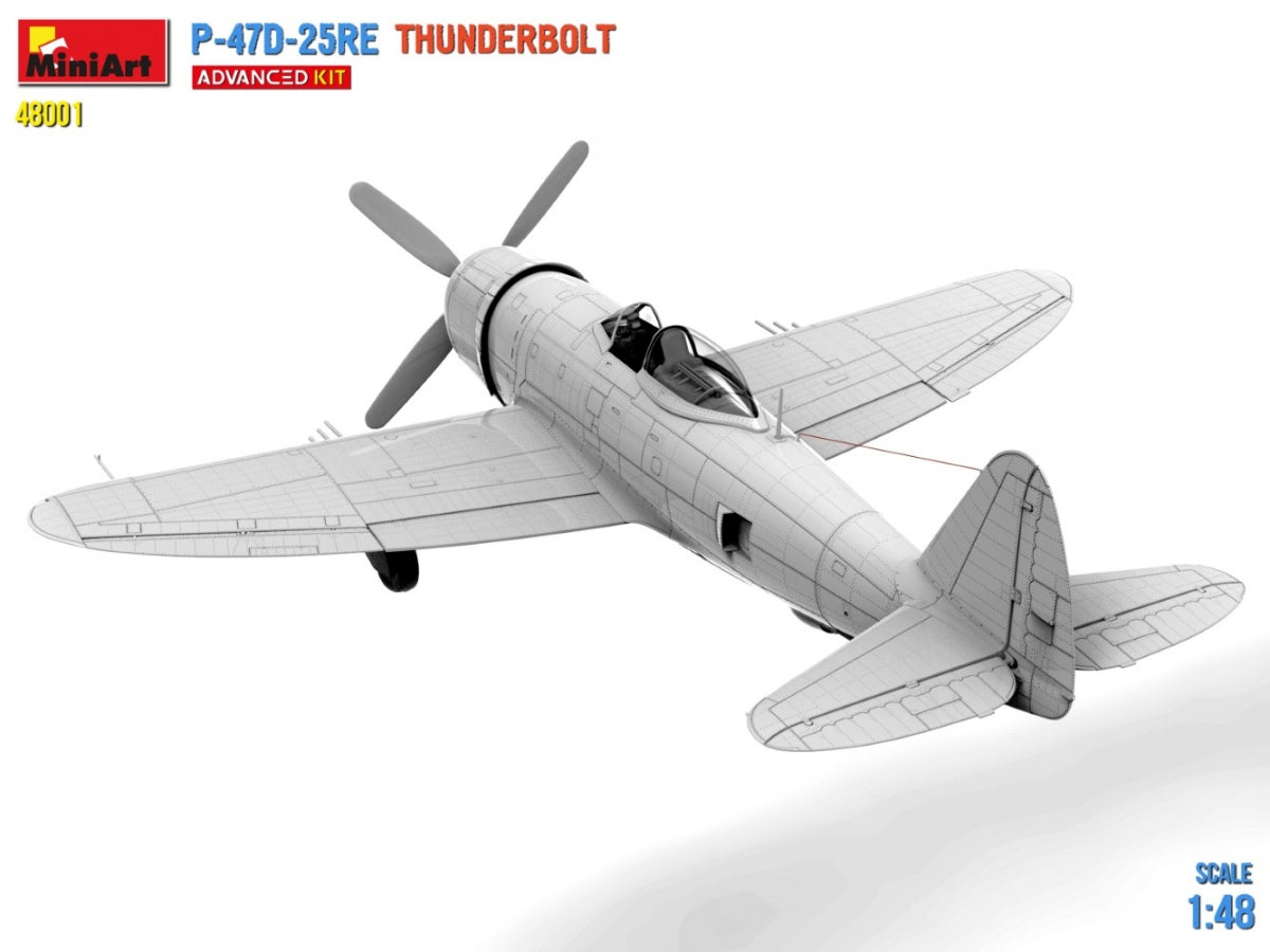 MiniArt 48001 P-47D-25RE Thunderbolt - Advanced Kit 1/48 – Bild 4