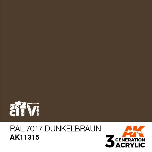 AK Interactive AK11315 RAL 7017 Brun foncé 17ml