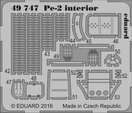 Eduard 49747 Pe-2 interior ZVEZDA 1/48 – image 2