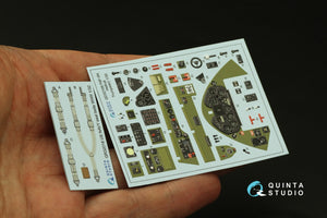 Quinta Studio QD32169 F6F-5N Hellcat 3D-Printed &amp;amp; coloured Interior on decal paper (Trumpeter) 1/32 – zdjęcie 5